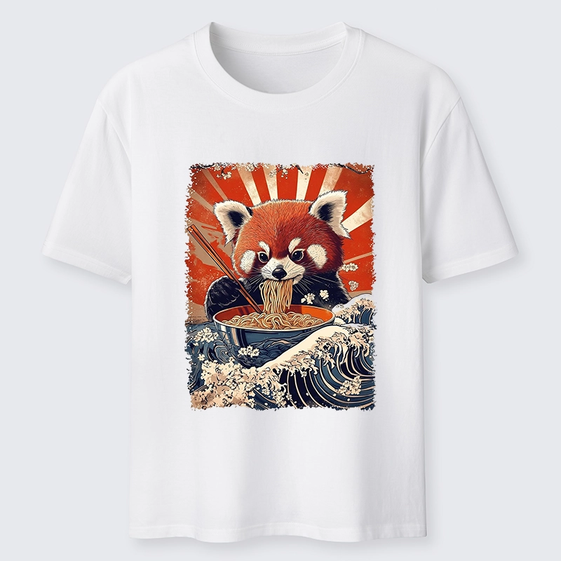 Tokyo-Tiger Red Panda Noodle Fun Classic T-Shirt