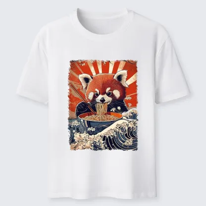 Tokyo-Tiger Red Panda Noodle Fun Classic T-Shirt