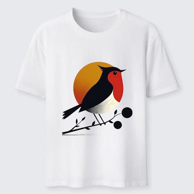 Tokyo-Tiger Robin Sunset Rest Classic T-Shirt
