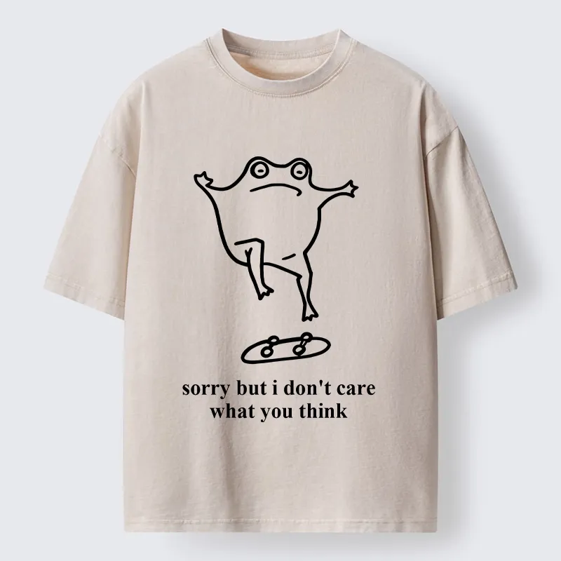 Tokyo-Tiger Skate Frog No Worries Art Washed T-Shirt