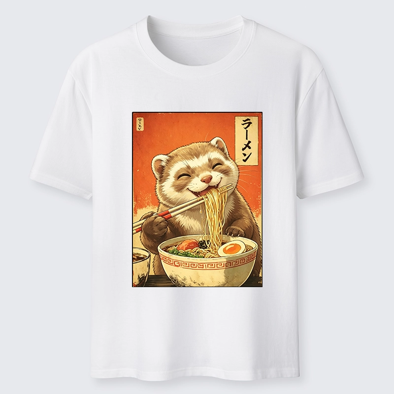 Tokyo-Tiger Otters Eating Delicious Ramen Classic T-Shirt