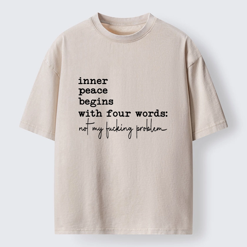 Tokyo‑Tiger Sarcastic Life Vibe Washed T‑Shirt