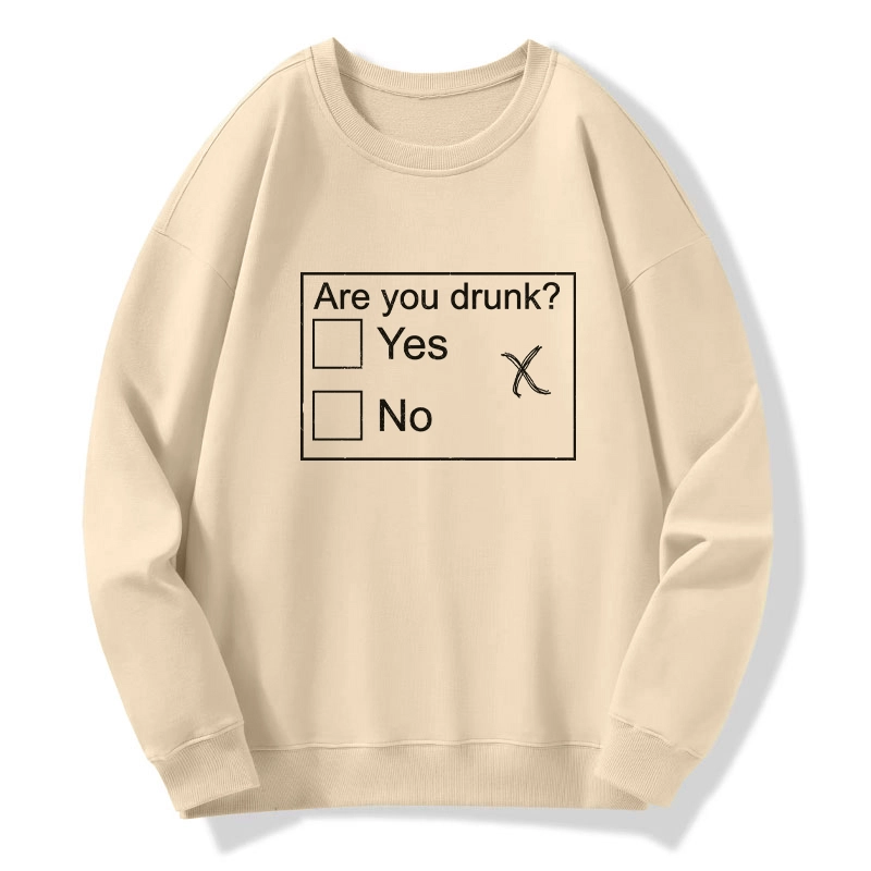 Tokyo-Tiger Confused Drunk Checkbox Graphic Classic Sweatshirt