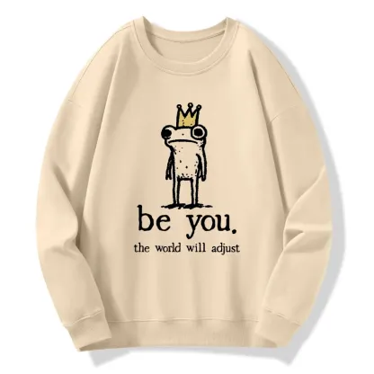 Tokyo-Tiger Crown Frog Stays True To Self Classic Sweatshirt