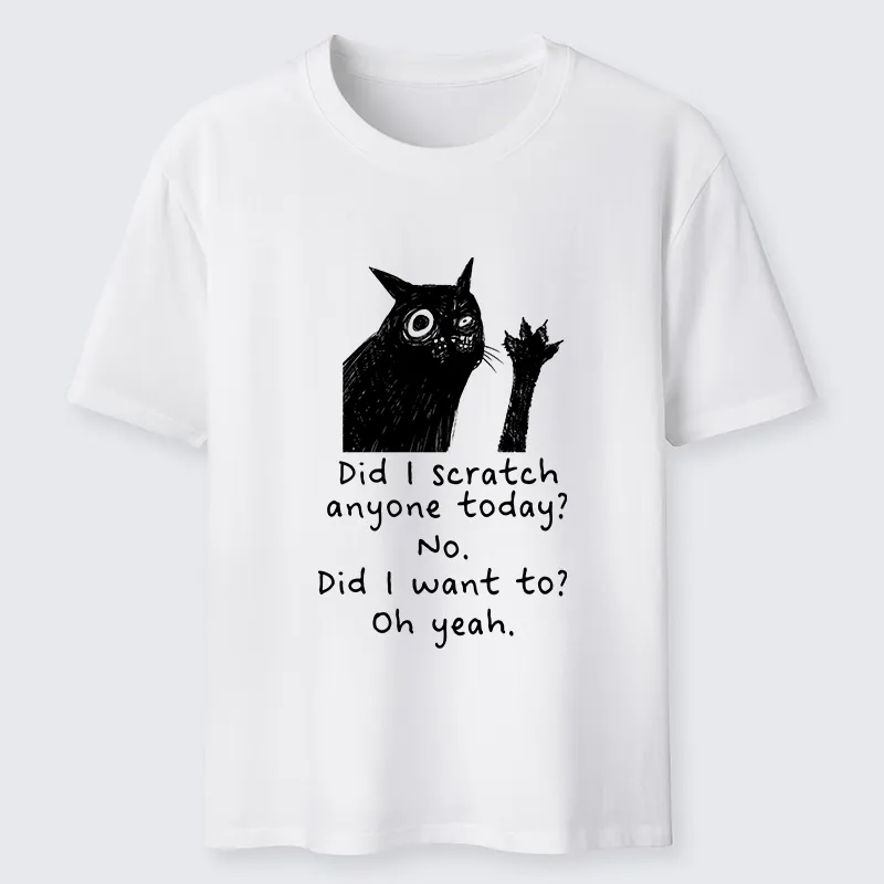Tokyo-Tiger Black Cat Scratches People Classic T-Shirt