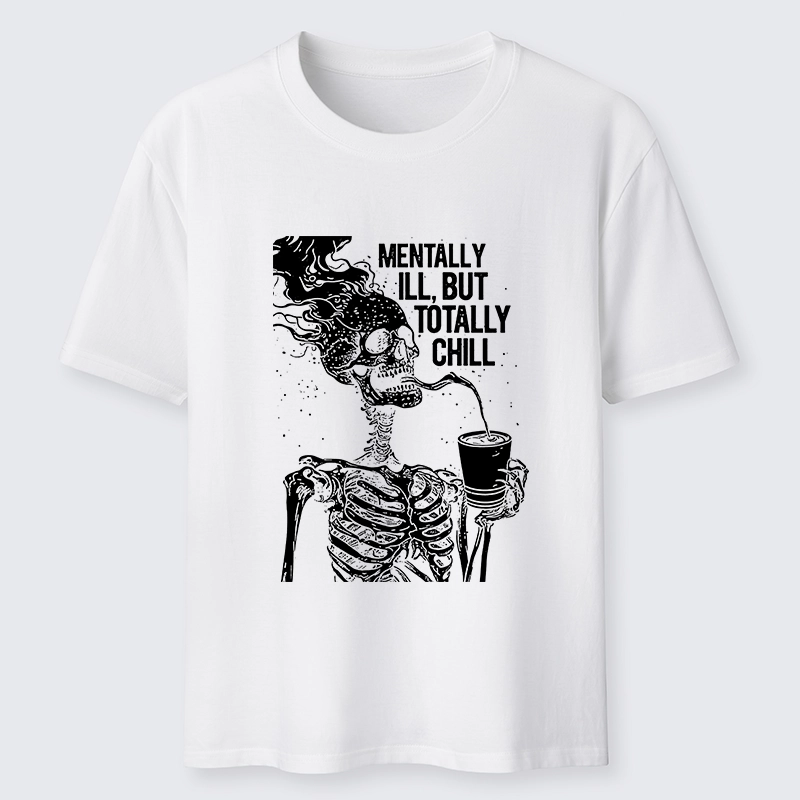 Tokyo-Tiger Funny Skeleton Chill Classic T-Shirt