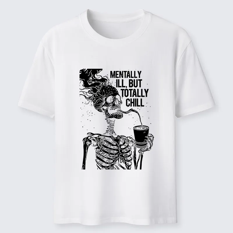Tokyo-Tiger Funny Skeleton Chill Classic T-Shirt