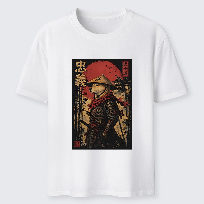 Tokyo-Tiger Loyal Samurai Dog With A Sword Classic T-Shirt