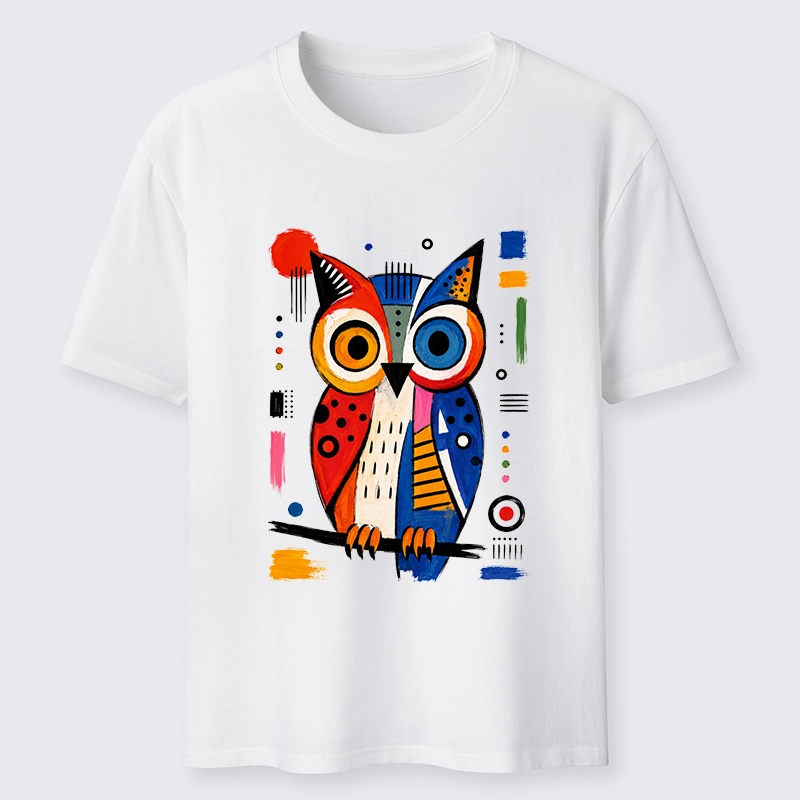 Tokyo-Tiger Abstract Owl Art Classic T-Shirt