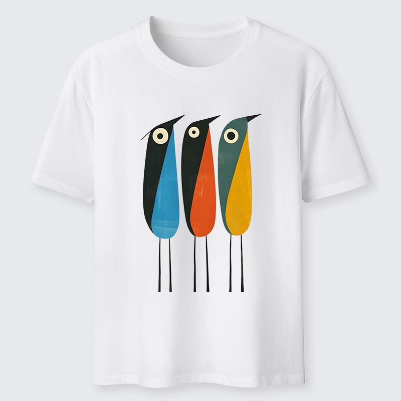 Tokyo-Tiger Bold Shape Birds Classic T-Shirt