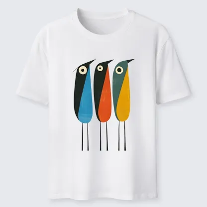 Tokyo-Tiger Bold Shape Birds Classic T-Shirt
