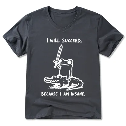 Tokyo-Tiger Warrior Frog Funny Meme V-Neck Classic T-Shirt