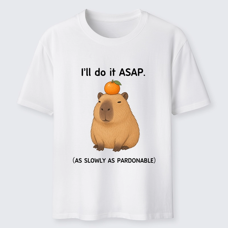 Tokyo-Tiger Slow Task Capybara Meme Classic T-Shirt