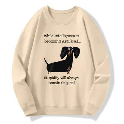 Tokyo-Tiger Dachshund Real Humor Funny Meme Classic Sweatshirt