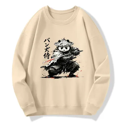 Tokyo-Tiger Panda Samurai Warrior Classic Sweatshirt