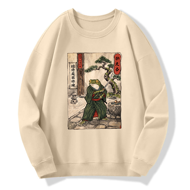 Tokyo-Tiger Samurai Frog Training Classic Sweatshirt