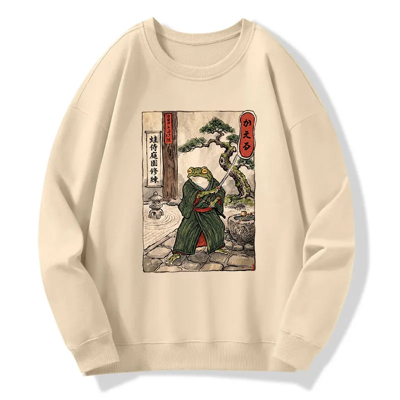 Tokyo-Tiger Samurai Frog Training Classic Sweatshirt