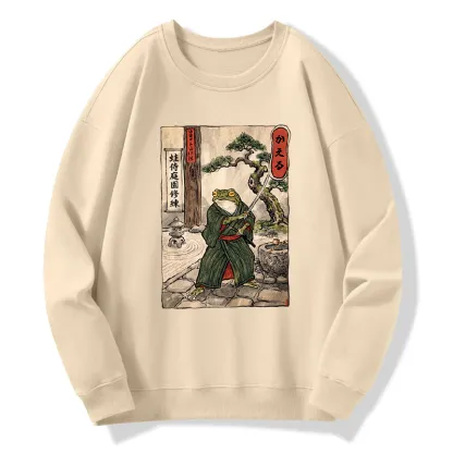 Tokyo-Tiger Samurai Frog Training Classic Sweatshirt