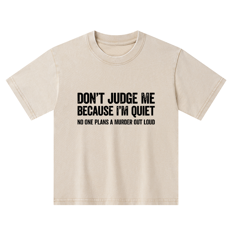 Tokyo-Tiger Sarcastic Funny Quote Kids Washed T-Shirt