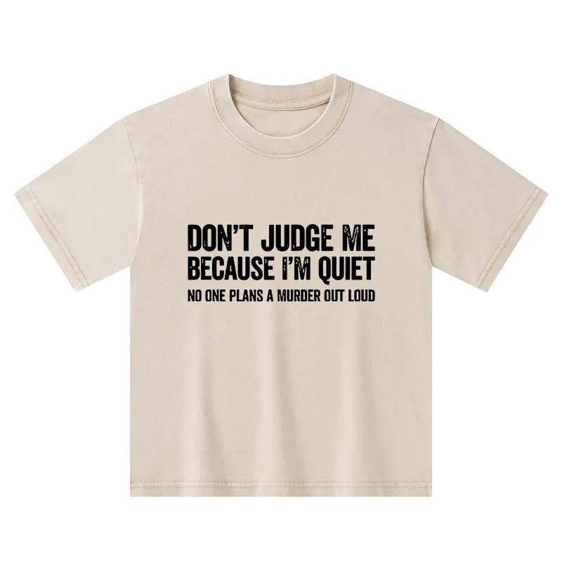 Tokyo-Tiger Sarcastic Funny Quote Kids Washed T-Shirt