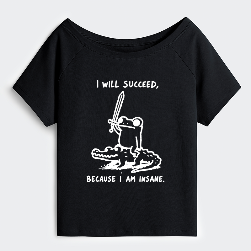 Tokyo-Tiger Warrior Frog Funny Meme Off Shoulder T-Shirt