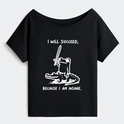 Tokyo-Tiger Warrior Frog Funny Meme Off Shoulder T-Shirt