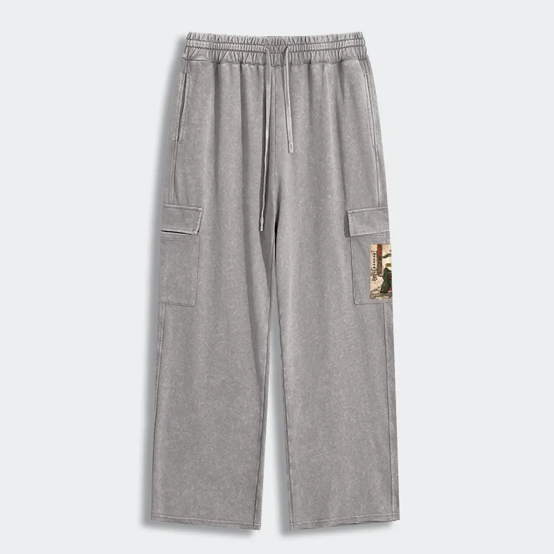 Tokyo-Tiger Samurai Frog Training Washed Utility Sweatpants Sale