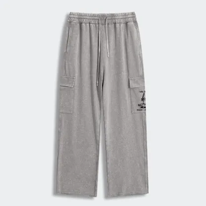 Tokyo-Tiger Warrior Frog Funny Meme Washed Utility Sweatpants