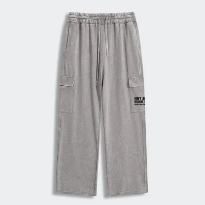 Tokyo-Tiger Sarcastic Funny Quote Washed Utility Sweatpants
