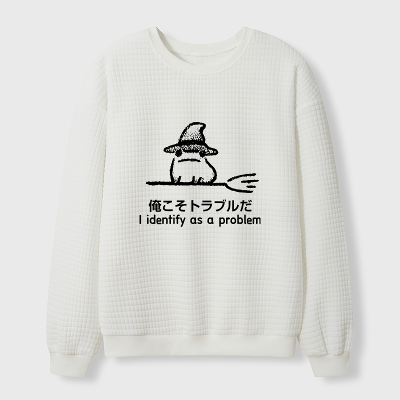 Tokyo-Tiger Mischief Magic Dude Waffle Sweatshirt