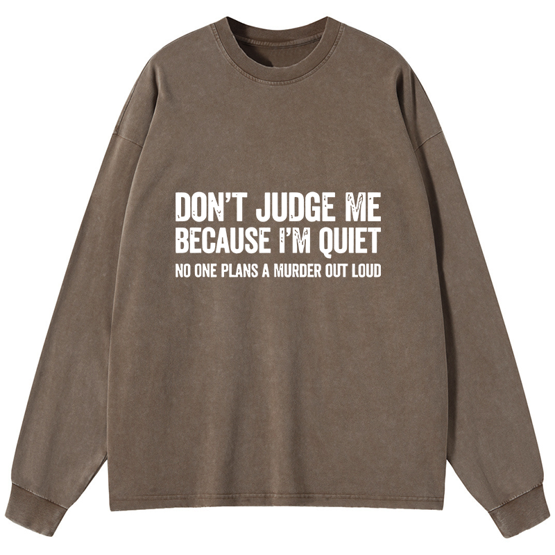 Tokyo-Tiger Sarcastic Funny Quote Washed Long Sleeve T-Shirt