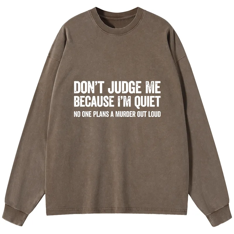 Tokyo-Tiger Sarcastic Funny Quote Washed Long Sleeve T-Shirt