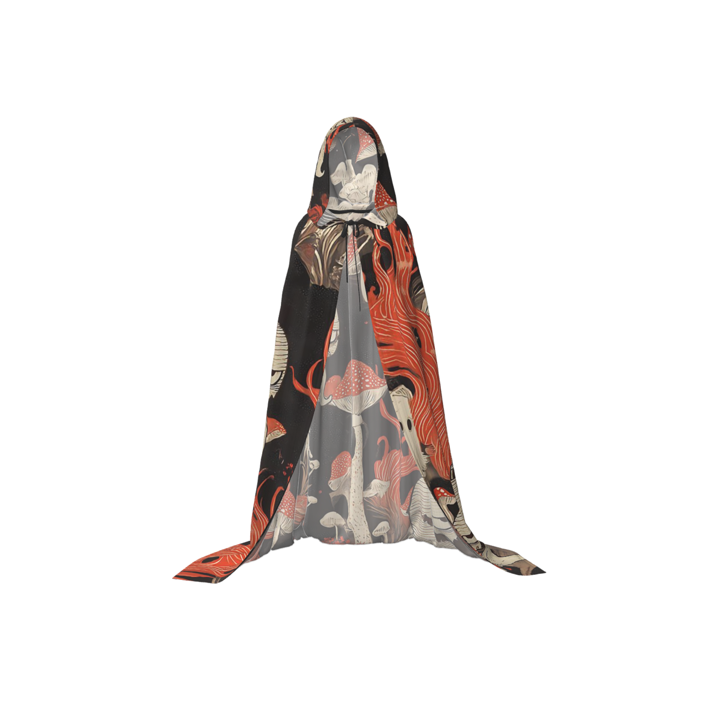 Tokyo-Tiger Japanese Lantern Ghost Holiday Cloak