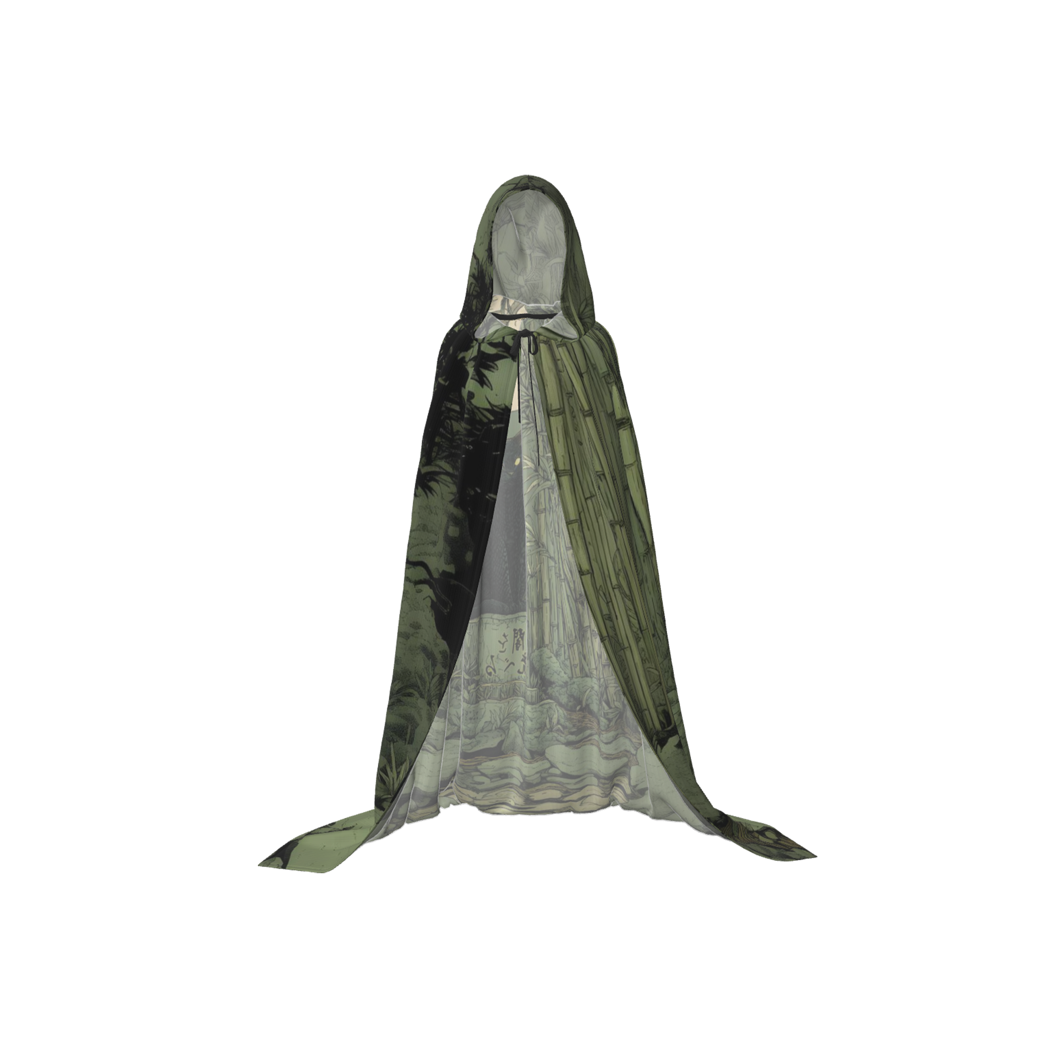 Tokyo-Tiger Cat Under The Moon Holiday Cloak