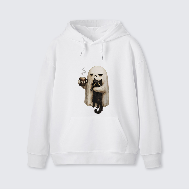 Tokyo-Tiger Ghost Cat Coffee Mood Classic Hoodie