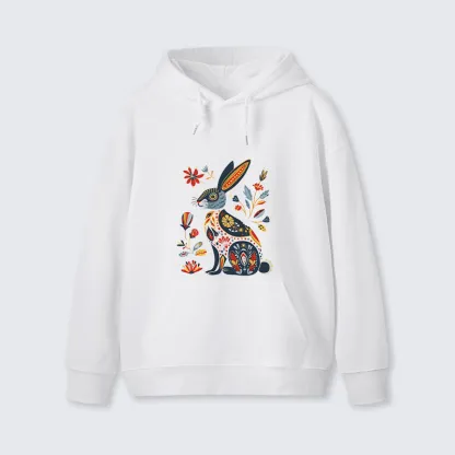 Tokyo-Tiger Folk Hare Bloom Classic Hoodie