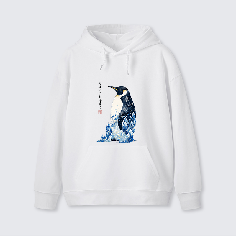 Tokyo-Tiger Keep Calm Penguin Classic Hoodie