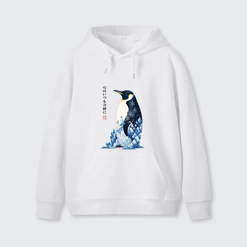 Tokyo-Tiger Keep Calm Penguin Classic Hoodie