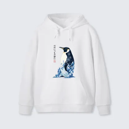 Tokyo-Tiger Keep Calm Penguin Classic Hoodie