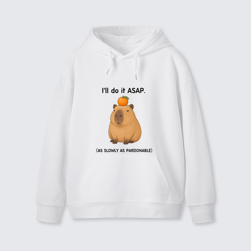 Tokyo-Tiger Slow Task Capybara Meme Classic Hoodie