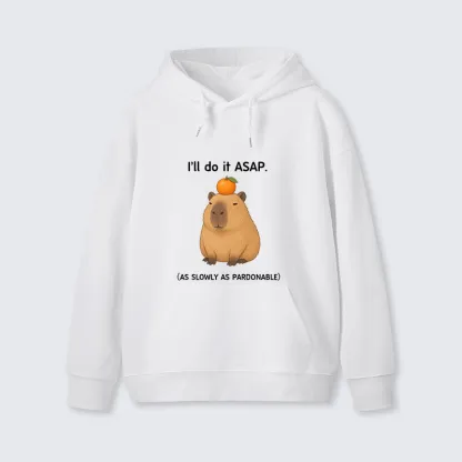 Tokyo-Tiger Slow Task Capybara Meme Classic Hoodie