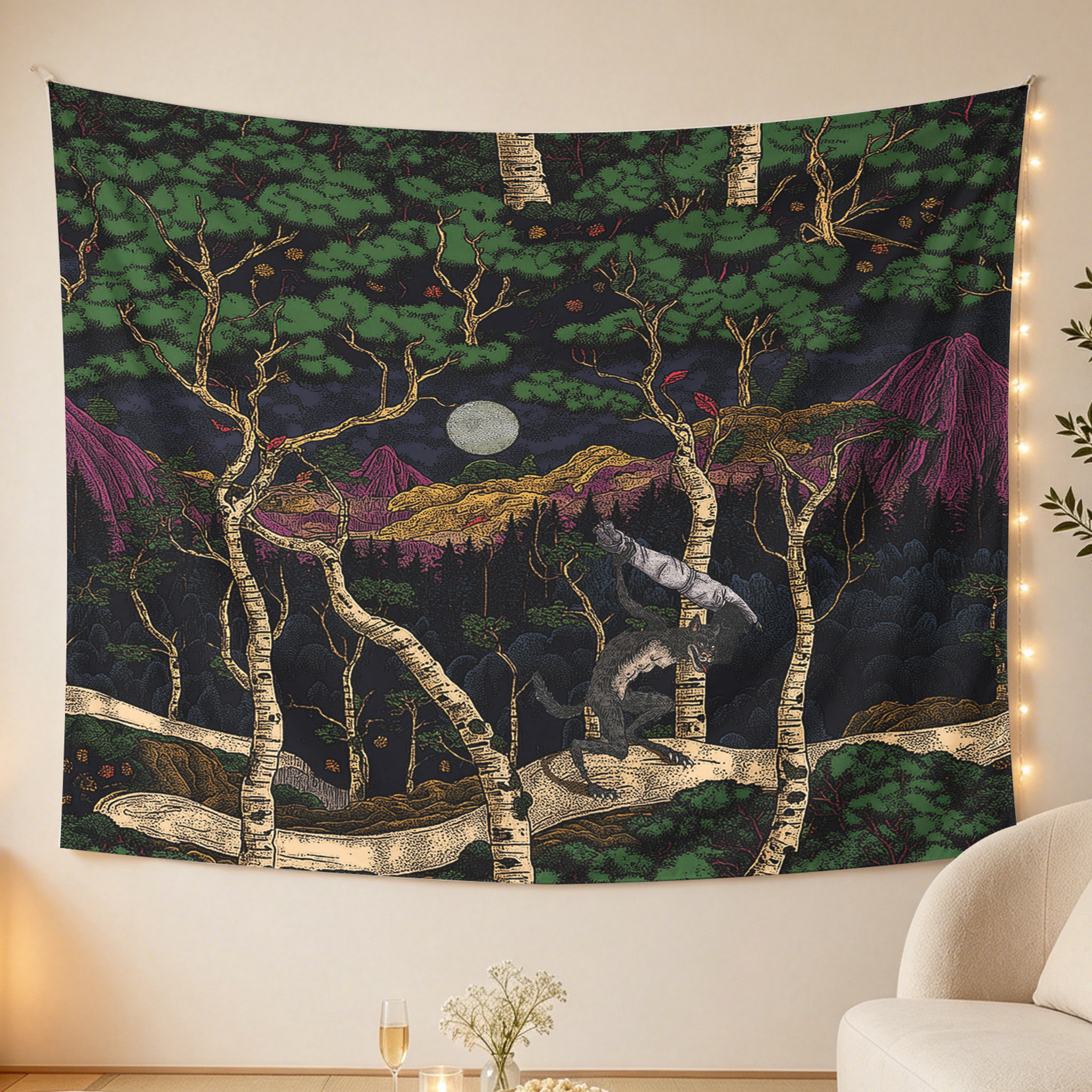 Tokyo-Tiger Horrible Ghoul Tapestry