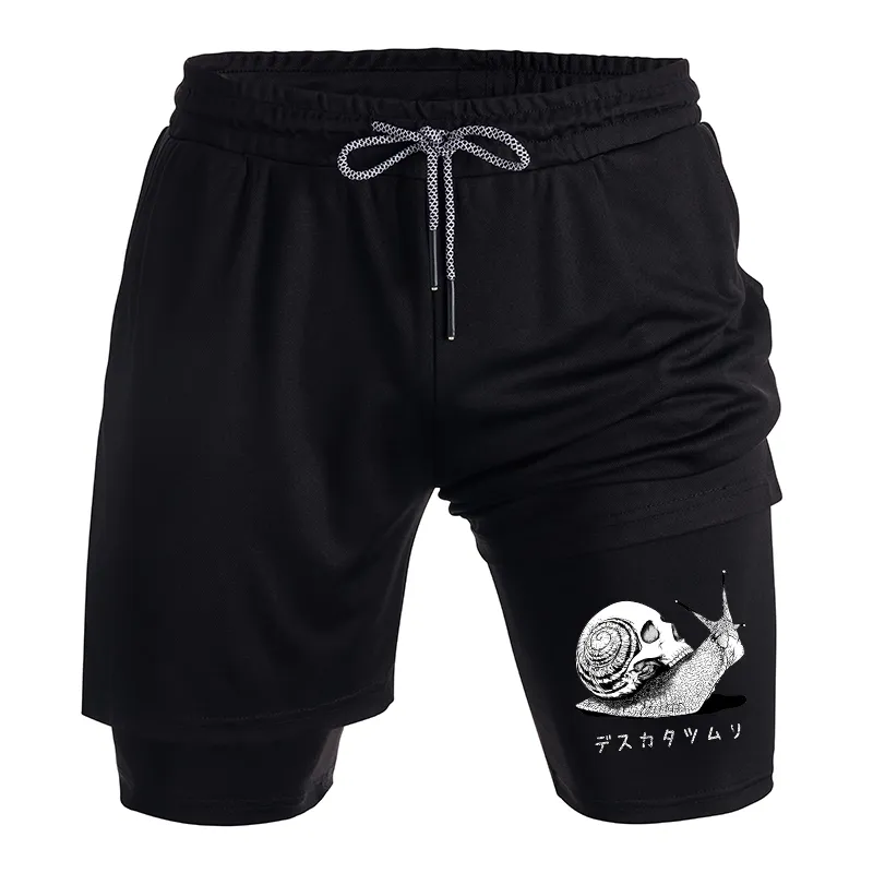 Tokyo-Tiger Death Snail Manga Training Shorts