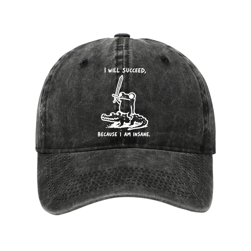 Tokyo-Tiger Warrior Frog Funny Meme Washed Cap