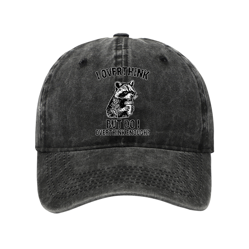 Tokyo-Tiger Constant Overthinking Washed Cap
