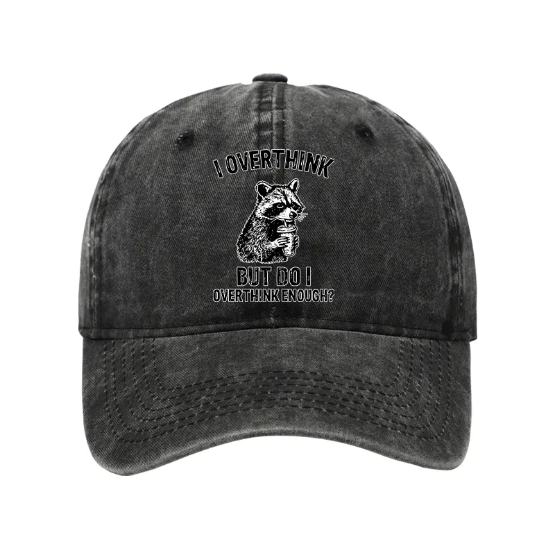 Tokyo-Tiger Constant Overthinking Washed Cap