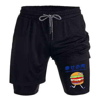 Tokyo-Tiger Tokyo Burger Run Japanese Training Shorts