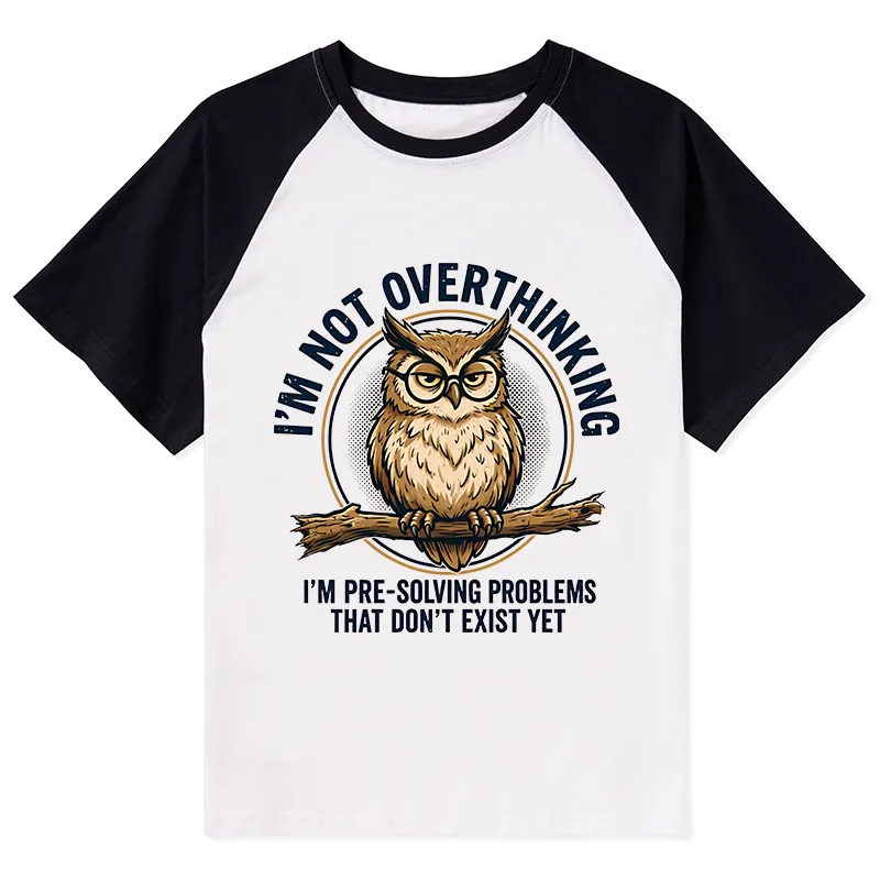 Tokyo-Tiger Overthink Master Owl Raglan T-shirt