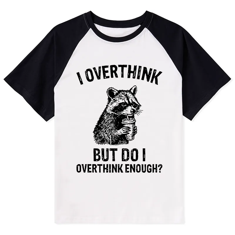 Tokyo-Tiger Constant Overthinking Raglan T-shirt