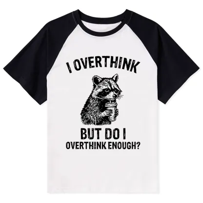 Tokyo-Tiger Constant Overthinking Raglan T-shirt